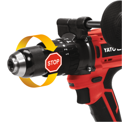 Autofiletanta cu Acumulator si Impact YATO Brushless 18V Li-Ion 2X3Ah 75Nm [9]