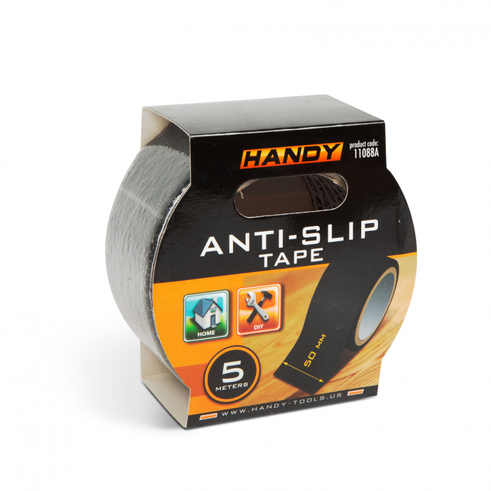 Banda adeziva, antiglisanta - 5m x 50 mm - negru [4]