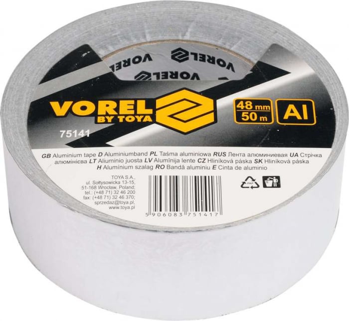 BANDA DE ALUMINIU 48MMX50M VOREL [2]