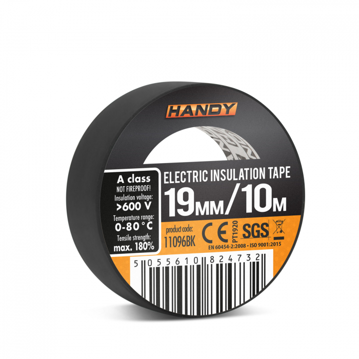 Banda izolatoare- 19 mm x 10 m - Negru [3]