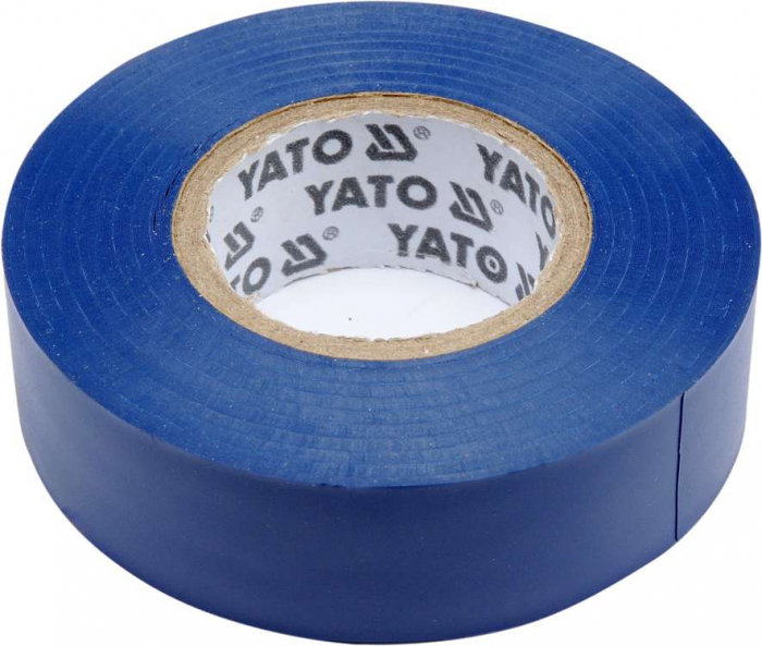 BANDA IZOLATOARE ALBASTRA 19MMX20MX0.13MM YATO [2]