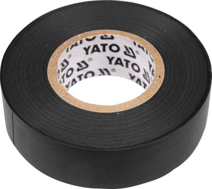BANDA IZOLATOARE NEAGRA PVC 15MMX20MX0.13MM YATO [2]