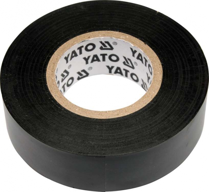 BANDA IZOLATOARE NEAGRA PVC 19MMX20MX0.13MM YATO [2]