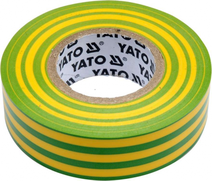 Banda izolatoare verde-galben 19mmx20mx0.13mm yato