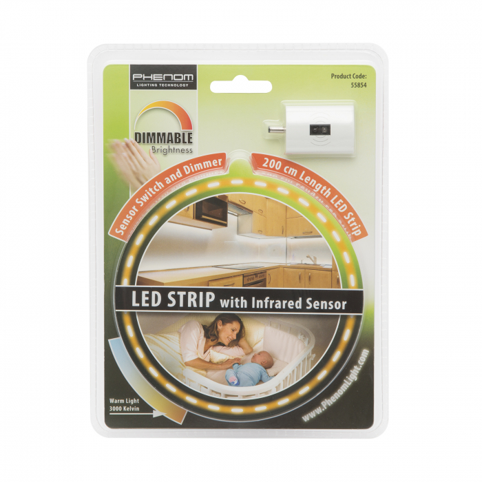 Banda LED cu comanda prin senzor de proximitate, 200 cm [5]
