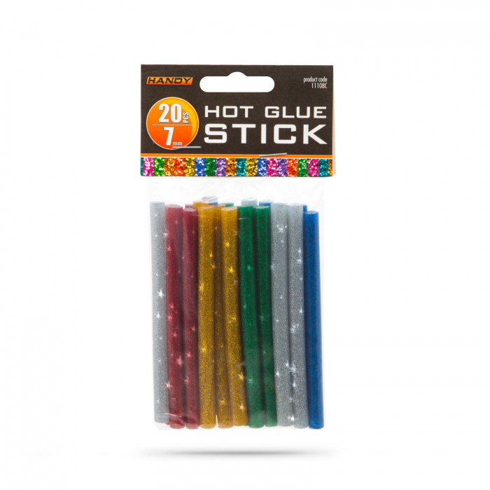 Baton termoadeziv - 7 mm - colorat, glitter [2]