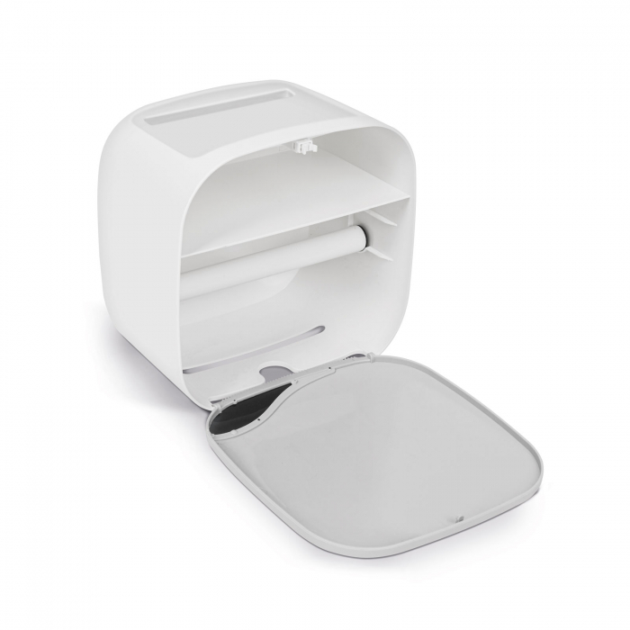 Bewello - Suport pentru hârtie igienică - alb - 200 x 130 x 205 mm [4]