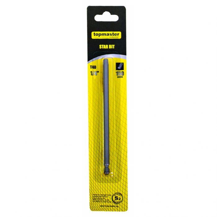 Bit TORX T10 150mm 1/4" TMP Top Master Pro [4]