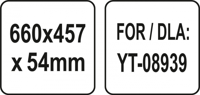 Polita tabla YATO pentru blat de lucru YT-08939 660X457X54mm [3]
