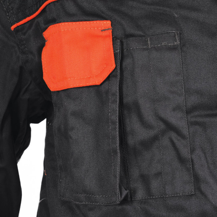 Bluza de lucru YATO poliester/bumbac 190g/m2 negru [2]