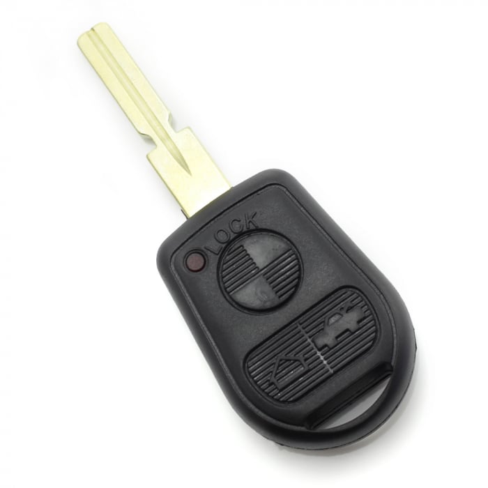 BMW - carcasa cheie cu 3 butoane si lama 4 piste (model nou) - CARGUARD