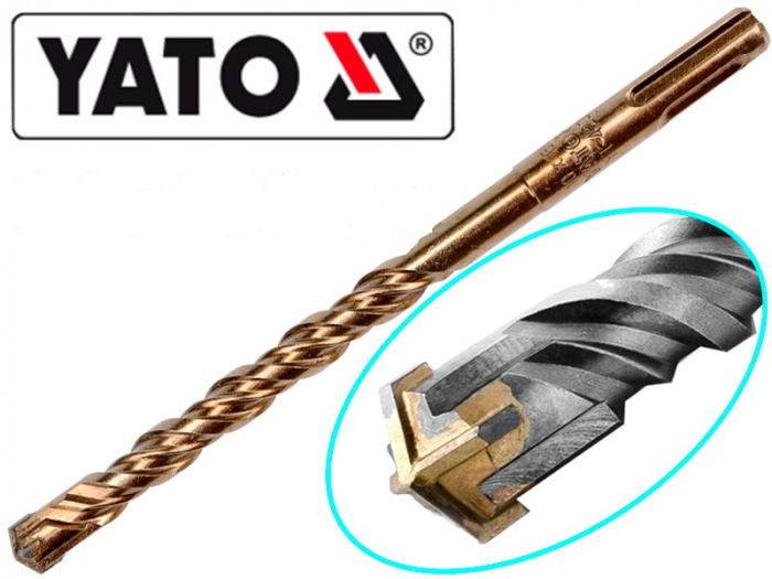 Burghiu beton YATO varf X SDS plus 16 - 25 mm [2]