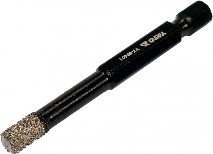 Burghiu diamantat pentru ceramica 6 - 10mm prindere HEX YATO [2]