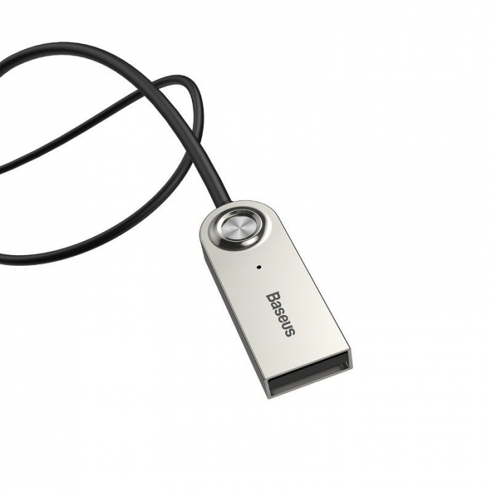 Adaptor audio BASEUS Bluetooth 5.0, AUX (negru) CABA01-01 [2]