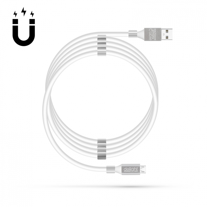 Cablu de date - MicroUSB - 2A - magnetic [2]