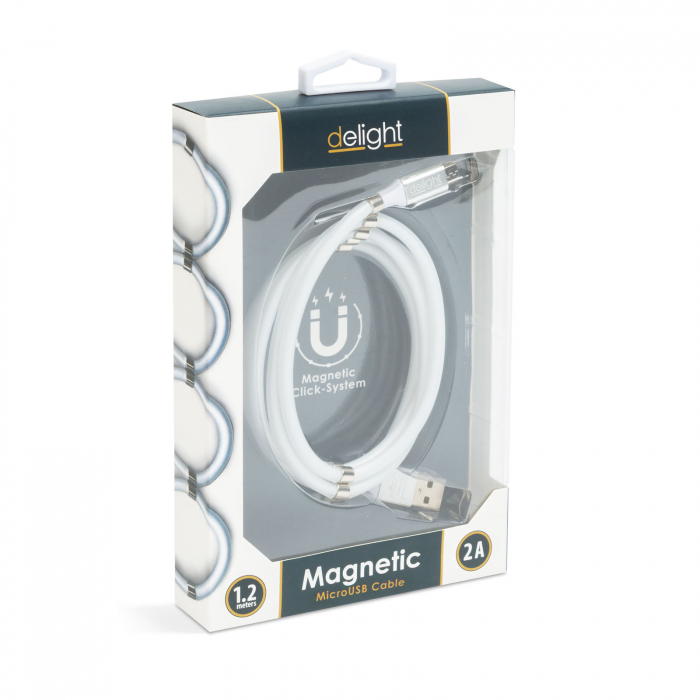 Cablu de date - MicroUSB - 2A - magnetic [5]