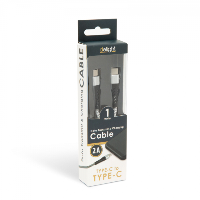 Cablu de date - Type-C - Type-C, alb - 1 m [3]