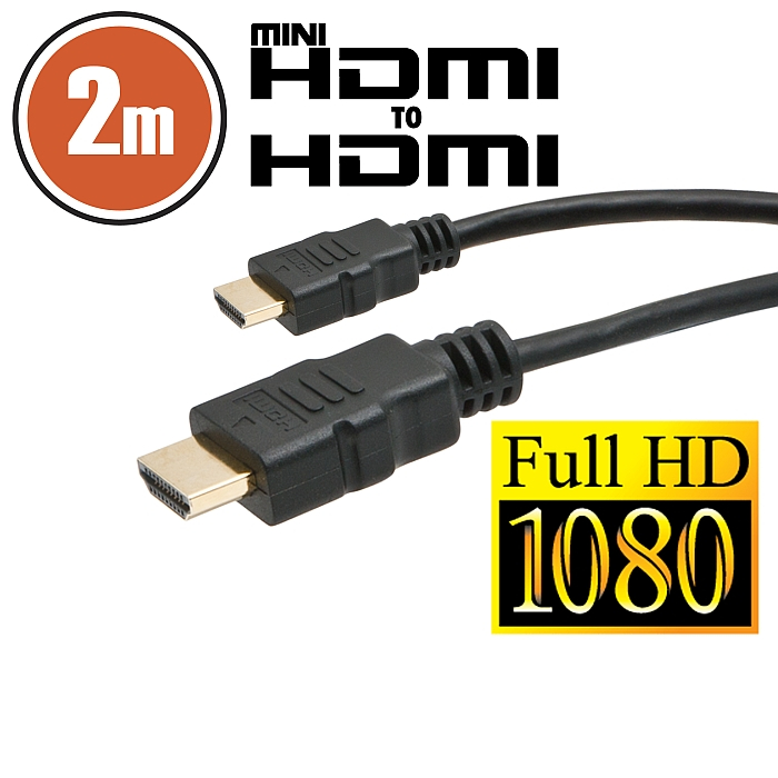 Cablu mini hdmi , 2 mcu conectoare placate cu aur