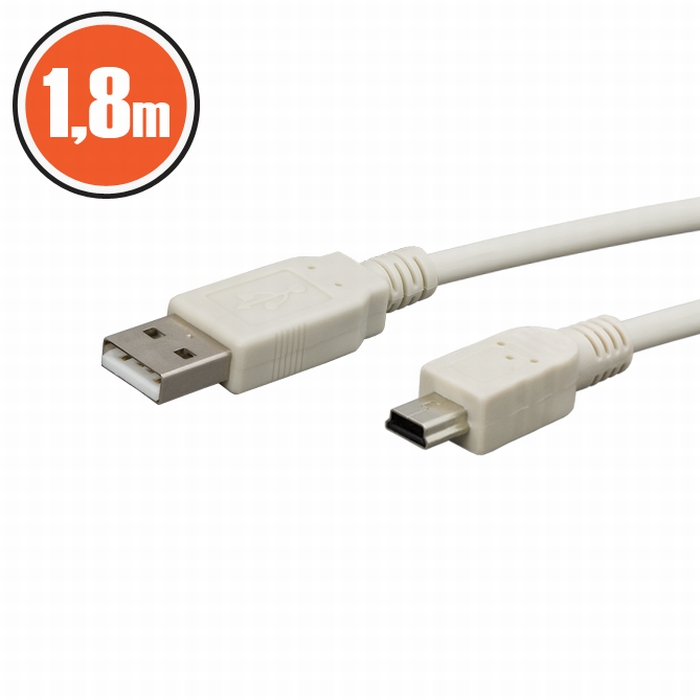 fisa de anuntare a sosirii si plecarii Cablu USB 2.0fisa A - fisa B (mini)1,8 m
