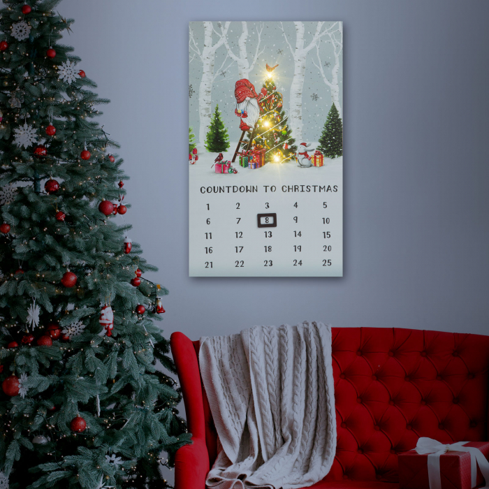 Calendar LED - 2 x AA, 30 x 50 cm [2]