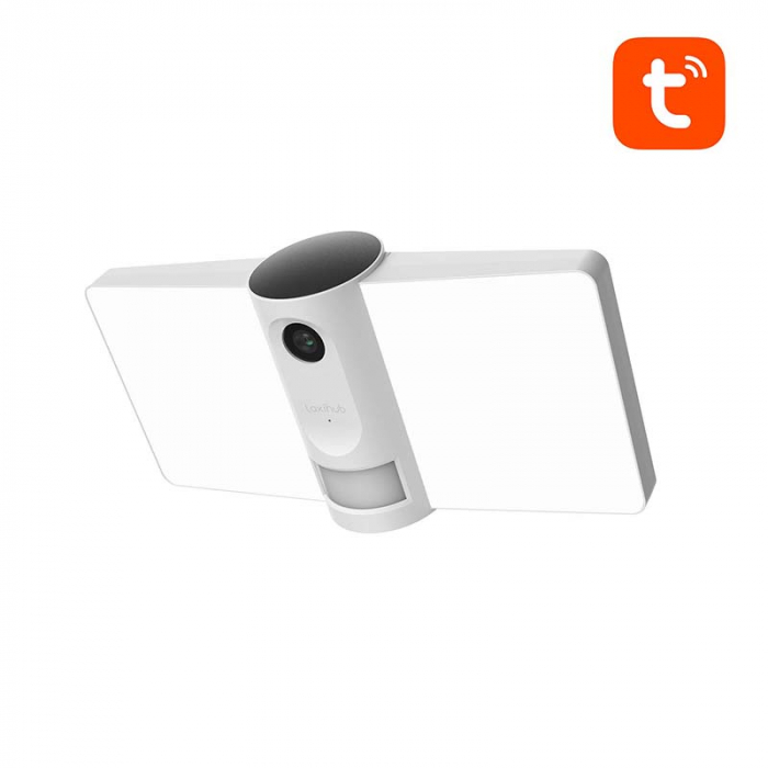 Camera de supraveghere IP FloodLight LAXIHUB WiFi 1080p Tuya F1-TY [2]