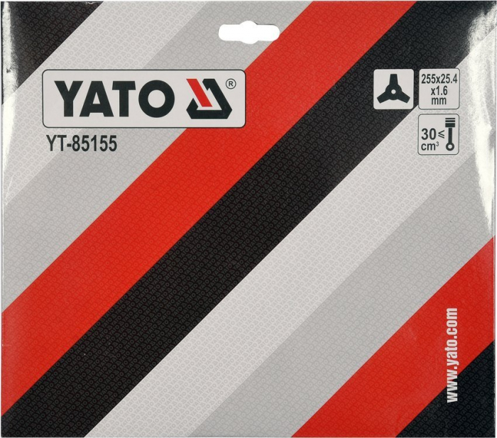 Lama tripla pentru motocoasa YATO 255mm, 25.4mm [2]