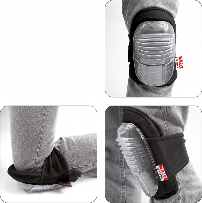 Genunchiere YATO, cu Protectie de Silicon, 2buc [4]