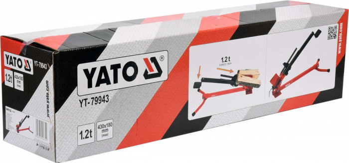 Dispozitiv pentru despicat lemne YATO 1.2T max 430x180mm [5]
