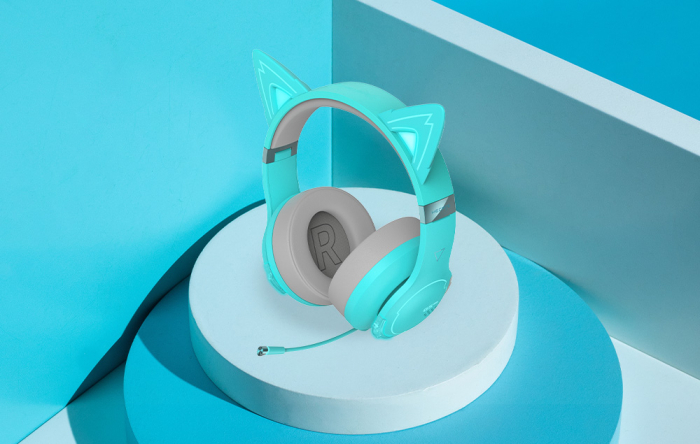 Casti gaming wireless bluetooth 5.2 EDIFIER HECATE G5BT (turcoaz) USB-C [8]