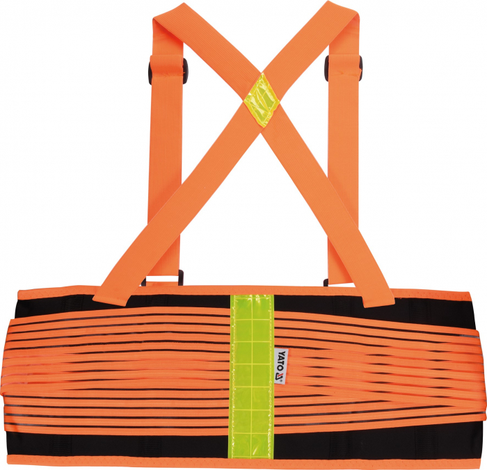 Centura elastica YATO, cu bretele, orange, marimea XL [2]