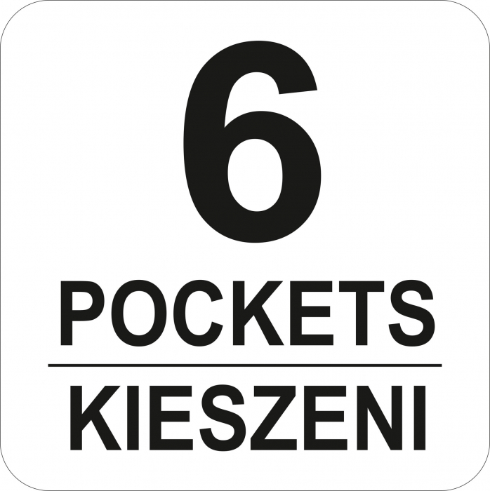 Sort de lucru YATO, poliester, negru, 6 buzunare [7]