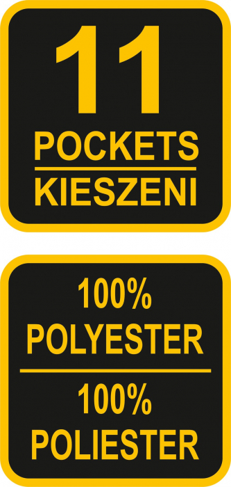 Centura pentru scule VOREL 11 buzunare + 2 suporturi ciocan POLIESTER [3]