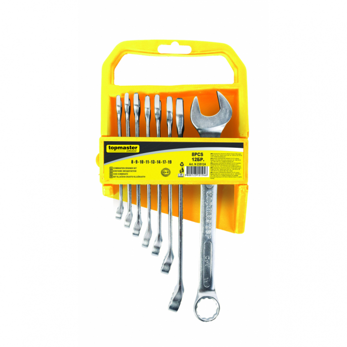 Chei combinate 8-19mm set 8pcs CR-V PRESS TMP Top Master Pro [2]