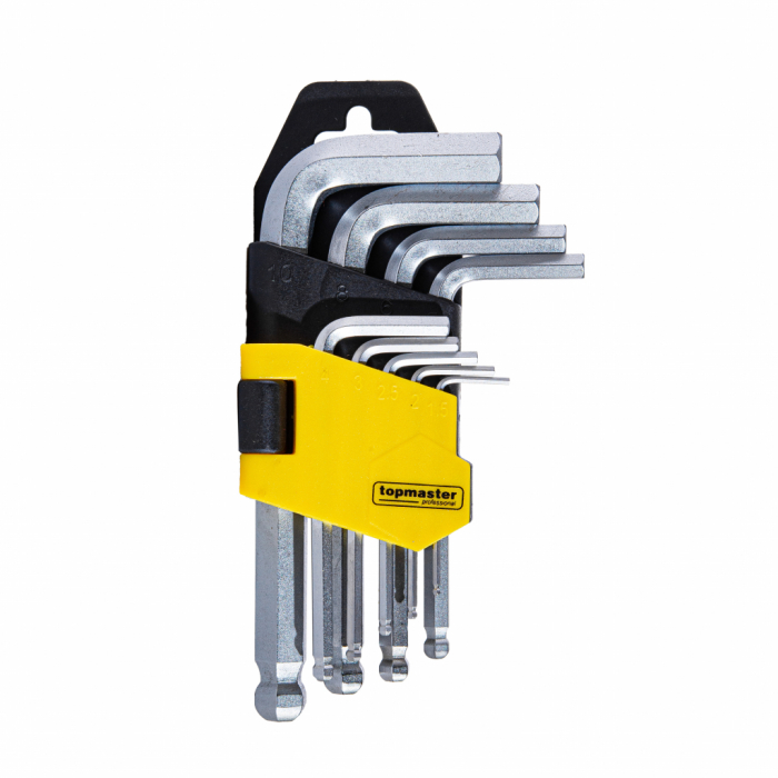 Chei imbus cu bila 1.5-10mm set 9pcs CR-V TMP Top Master Pro [8]