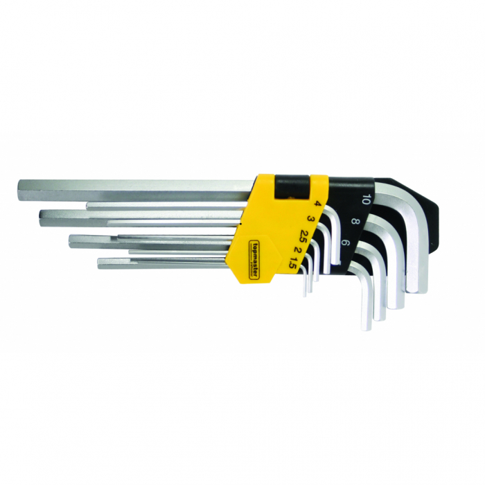 Chei imbus scurte "L" 1.5-10mm set 9pcs CR-V TMP Top Master Pro [2]