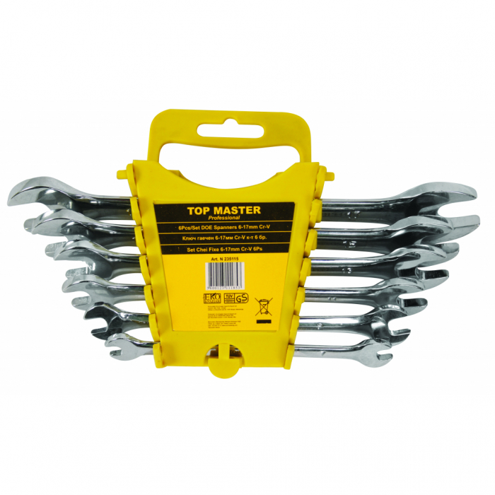 Cheie fixa 6-17mm set 6pcs CR-V TMP Top Master Pro [2]