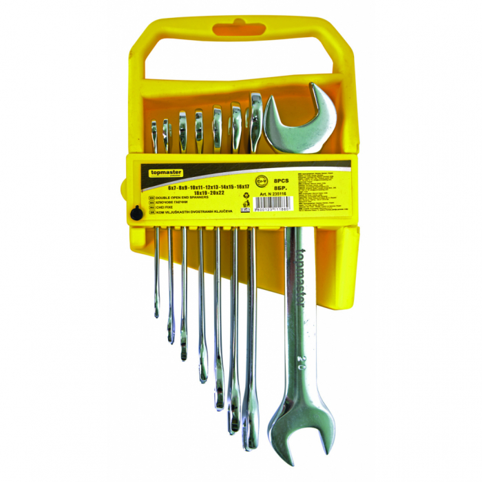 Cheie fixa 6-22mm set 8pcs CR-V TMP Top Master Pro [2]