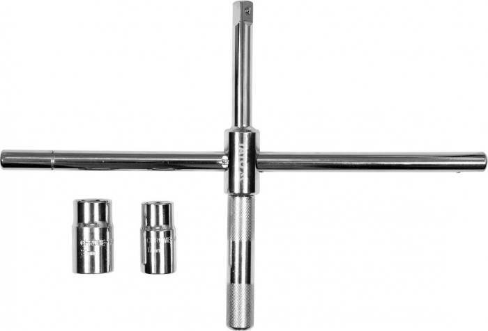 Cheie pentru roti YATO rabatabila 1/2 17X19X21X23mm CrV [3]