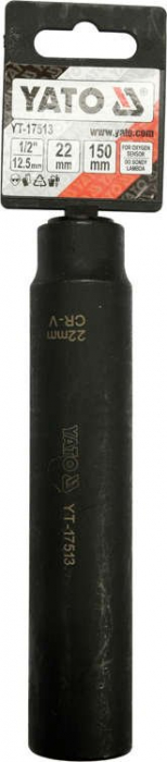 Cheie pentru sonda lambda lunga YATO 1/2 22mm 150mm CrV [4]