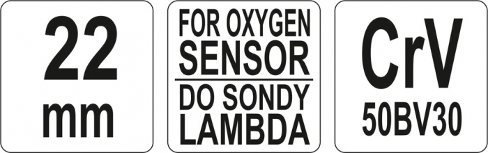 Cheie pentru sonda lambda YATO 22mm CrV [3]
