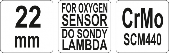 Cheie pentru sonda lambda YATO 22mm CrMo [4]