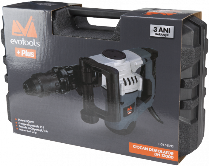 Ciocan demolator DH 1300D EPTO PLUS 1300W 15J EVOTOOLS [6]