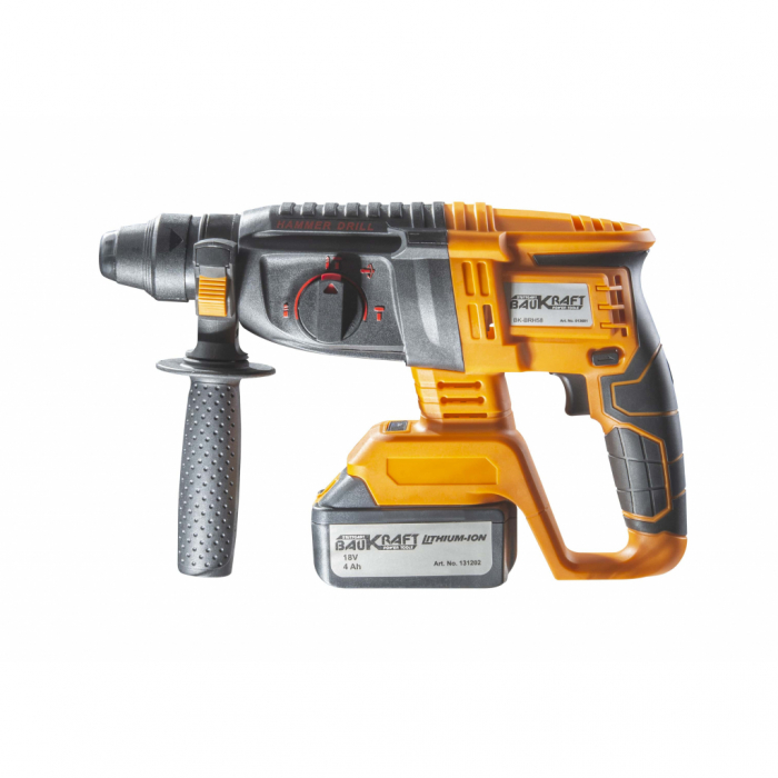 Ciocan rotopercutor brushless SDS-plus 18V 4Ah BK-BRH58 Set BAUKRAFT POWER TOOLS [9]