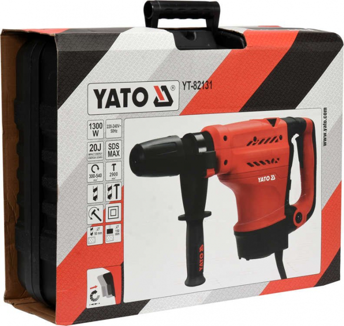 Ciocan rotopercutor YATO SDS-MAX 20J 1300W [6]