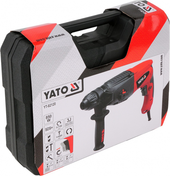 Ciocan Rotopercutor YATO, SDS plus, 850W, 3J [3]