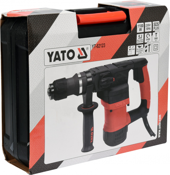 Ciocan Rotopercutor YATO SDS plus 1100W 5J 5 accesorii [4]