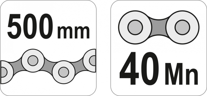 Cleste autoblocant cu lant YATO 500mm CrMo [3]