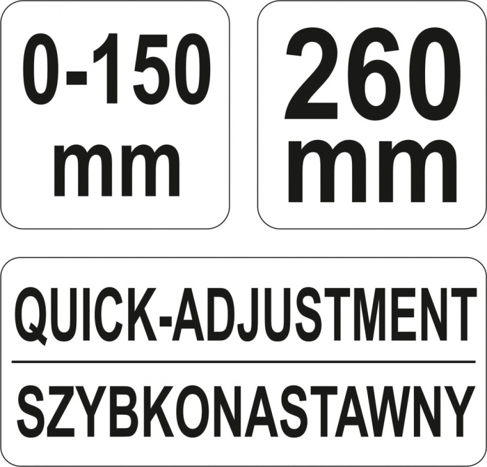 Cleste autoblocant cu picior YATO pentru sudura 260mm CrMo 0-150mm [5]
