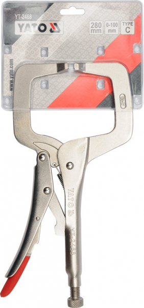 Cleste autoblocant YATO, pentru sudura, cu clema tip C, 280mm [2]