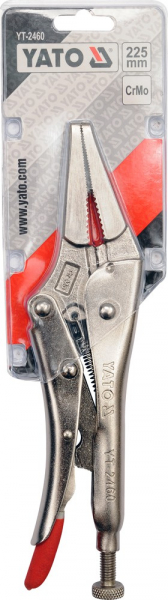 Cleste autoblocant YATO, pentru sudura, varf ascutit, 225mm [2]